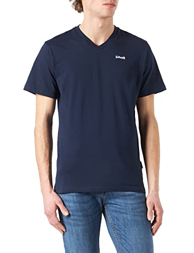 Schott NYC t-shirt męski tslogocasuav, grantowy, 3XL