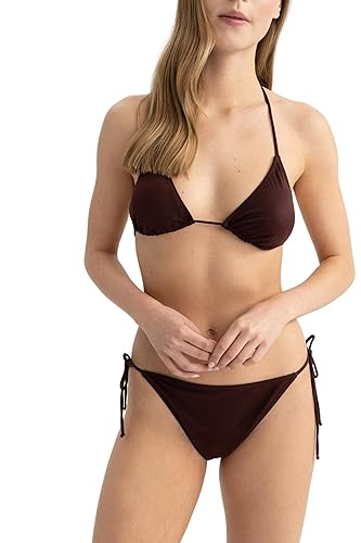 DeFacto Damskie stroje kąpielowe dół od bikini, brązowy, S