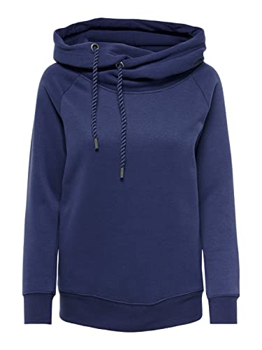 ONLY Damska bluza z kapturem ONLJALENE L/S SWT NOOS, Patriot Blue, S, niebieski (Patriot Blue), S