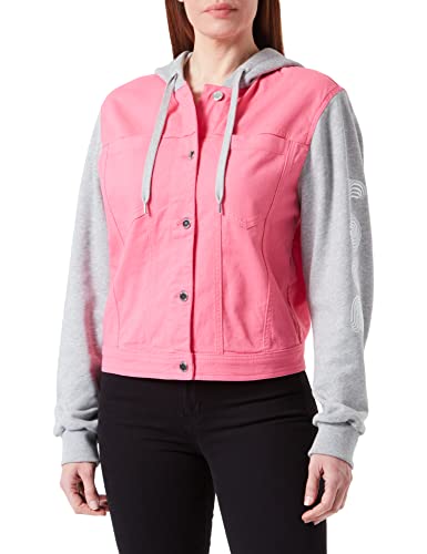 Love Moschino Trucker Kurtka Damska, FUCHSIA, 34