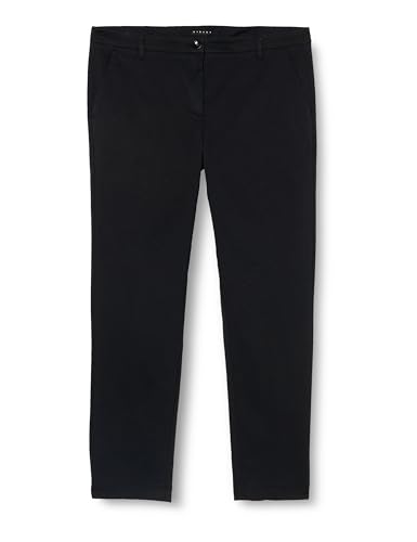 Sisley Spodnie damskie 4byw55ah6, czarny 100, 34