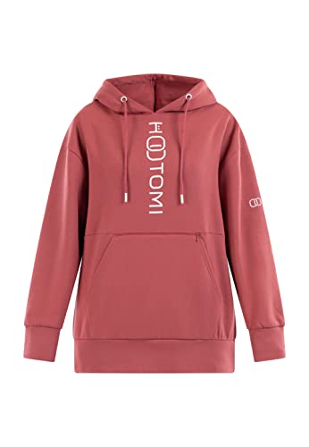 Hootomi damska bluza z kapturem, duży rozmiar, różowa, M, Rosa, M