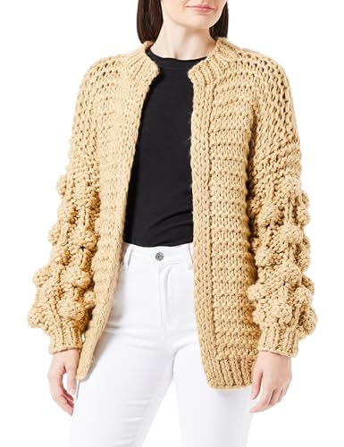 nascita Damski kardigan 19019441-NA03, beżowy, XL/XXL, beżowy, XL-XXL