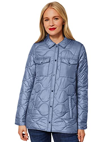 Street One Damska kurtka pikowana, A211617, Light Stormy Blue, 42 , Light Stormy Blue, 42