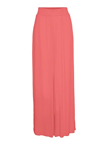 VERO MODA Vmmenny Hw Wide Pants WVN spodnie damskie, ge peach, S