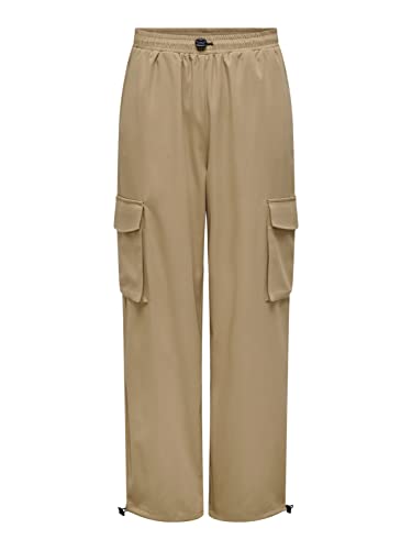 Bestseller A/S Damskie spodnie Onlcashi Cargo Pant WVN Noos, Incense, (L) W / 32L