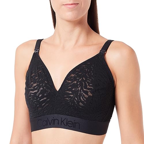 Calvin Klein Damski biustonosz bez podszewki (Maternity Fc), Czarny, L