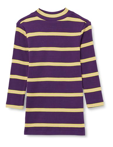 s.Oliver Dziewczęca sukienka w paski, fioletowy, 134 cm