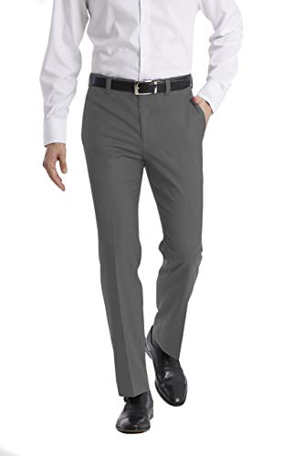 Calvin Klein Spodnie męskie Jinny Dress, Średni, szary, 33W x 34L