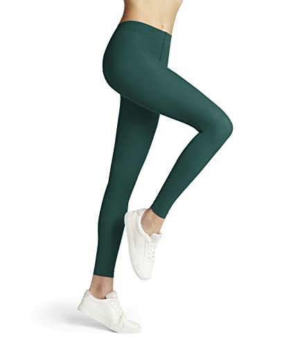 FALKE Kobiety Legginsy Pure Matt 50 DEN W LE Półprzezroczyste 50 Den Trwałe półprzezroczyste jednokolorowe 1 Sztuka, Turkusowy (Verdigris 7426), M