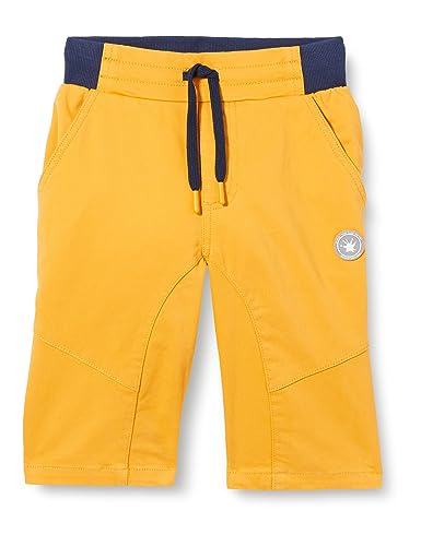 sigikid Bermudy szorty z bawełny organicznej dla chłopców w rozmiarach od 98 do 128, Żółty/gabardyna, 122