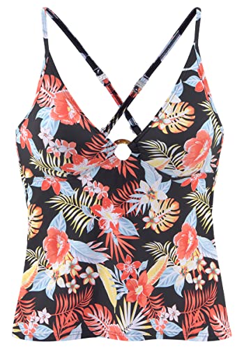 s.Oliver Damski tank top, Nadruk kwiatowy czarny, 38-A