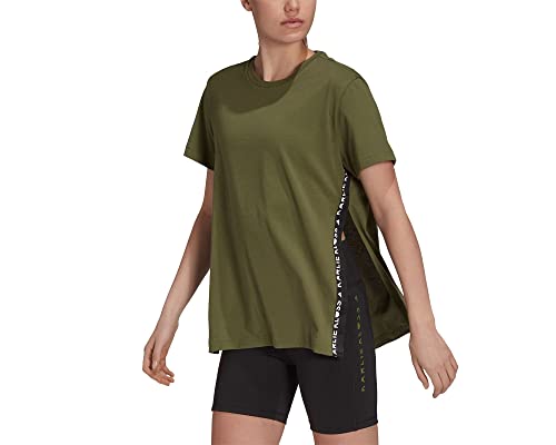 adidas Damska koszulka Kk Loose Tee, Wild Pine, X-Small