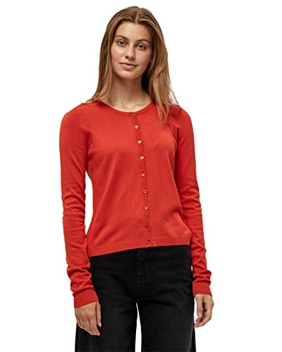 Minus Sweter damski New Laura Cardigan, czerwony (Lipstick Red), XL