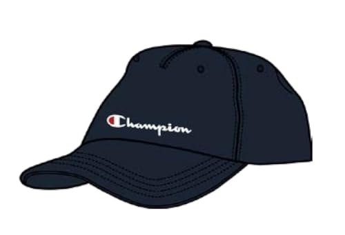 Champion Junior Caps - 802421 Czapka z daszkiem Granatowy (marynarski), Jednorazowy rozmiar Unisex - Dla dzieci i młodzieży, Granatowy, rozmiar uniwersalny