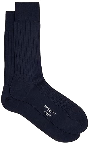 Hackett London Skarpety bawełniane męskie, Niebieski (granatowy), Small