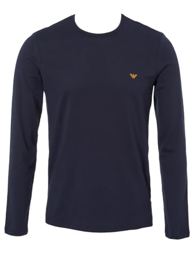Emporio Armani Męski T-shirt Pure Cotton, morski, M