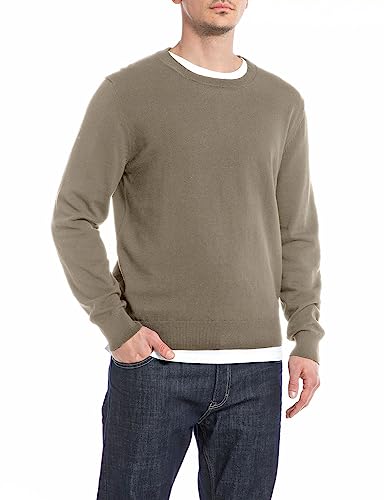 Replay sweter męski, 836 Stone Grey, S