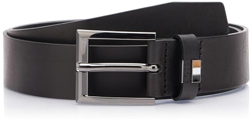 BOSS Męski pasek Den-En-Loop_Sz35, czarny 1, 90, czarny (Black1)