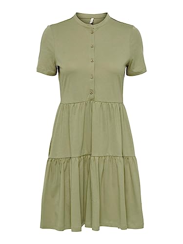 ONLY Women's ONLMAY S/S Placket Dress Box JRS, sukienka, Mermaid, S, Mermaid, S