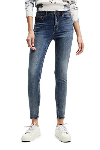 Desigual jeansy damskie, niebieski, 38
