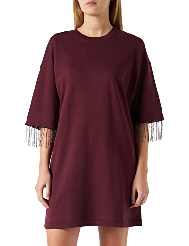 Replay Damska sukienka na co dzień, 459 Burgundy, XS