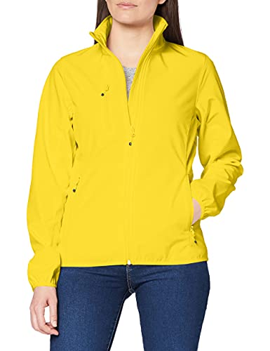 CLIQUE Damska kurtka typu softshell Basic, Żółty (Lemon), M