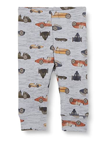 NAME IT Baby Boys NBMWILLOW Wool LONGJOHN XXII legginsy, Monument/AOP:AOP, 68, Monument/Aop:aop, 68