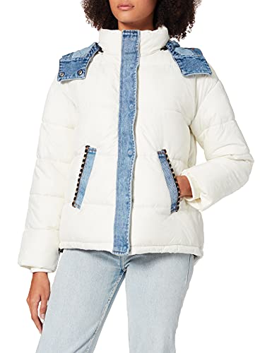 Desigual Kurtka damska Padded_Austen, biały, XL