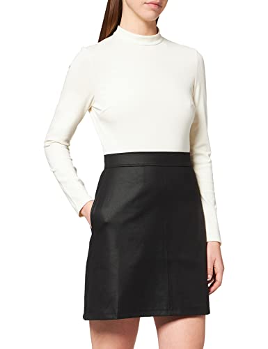 Calvin Klein Jeans Sukienka damska, Tofu/Ck Black, L