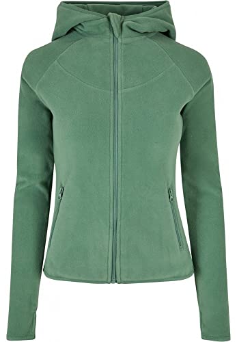Urban Classics Damska bluza z kapturem z polaru, zapinana na zamek błyskawiczny, Salvia, S