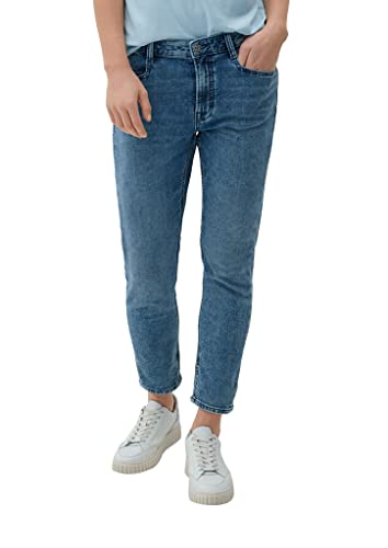 s.Oliver Damskie spodnie jeansowe 7/8, niebieski, 42