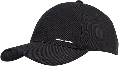 Calvin Klein Męska nowoczesna metalowa czapka BB, Ck Black, OS, Ck czarny, Rozmiar uniwersalny