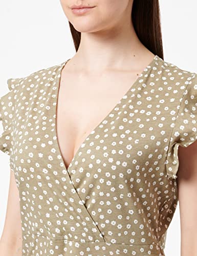 ONLY Women's ONLMAY S/L WRAP Dress Box JRS sukienka midi, Mermaid, L, Mermaid, L