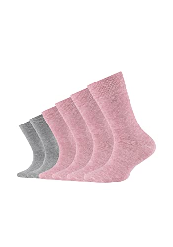 Camano Unisex dziecięce skarpety Crew, Chalk Pink Melange, 31