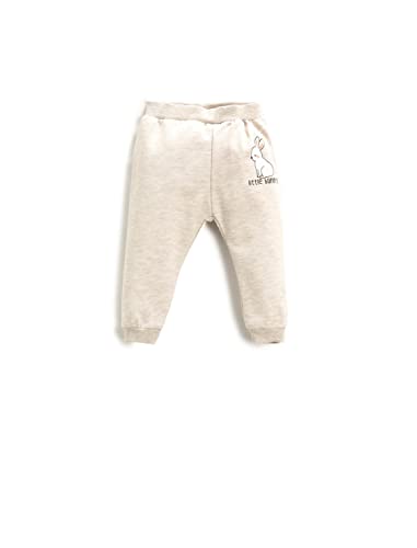 Koton Baby Girl Jogger spodnie dresowe elastyczna talia, beżowy (050), 18-24 Miesiące