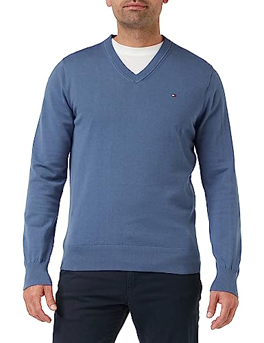 Tommy Hilfiger Sweter męski, Blue Coast, XS