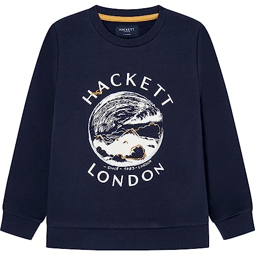 Hackett London Bluza chłopięca z grafiką, Niebieski (granatowy), 24 miesi?cy