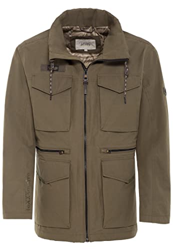camel active Męska kurtka 420514/1O21, kolor oliwkowy (Olive Brown), 52, brązowy (Olive Brown), 52