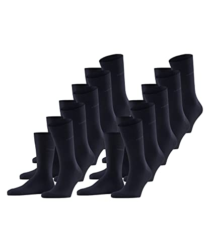 ESPRIT Mężczyźni Skarpety Solid 10-Pack M SO Bawełna jednokolorowe 10 Pak, Niebieski (Marine 6120), 40-46
