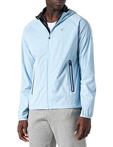 Macron Męska kurtka przeciwdeszczowa Run Fcc Caleb Light Man Col/Nav, Columbia-Navy, XXL, Columbia - Navy, XXL