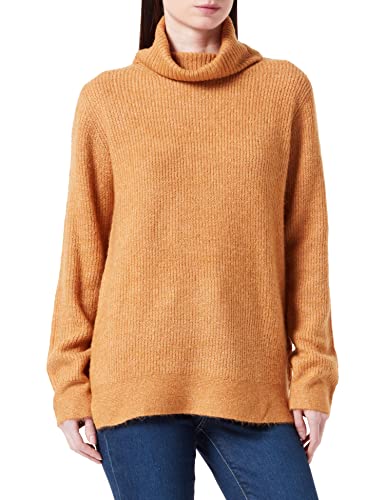 Blue Seven Damski sweter z golfem pulower, miodowy oryginał, 38