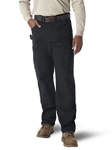 Wrangler Riggs Workwear Ranger spodnie męskie, czarny, 44W / 36L