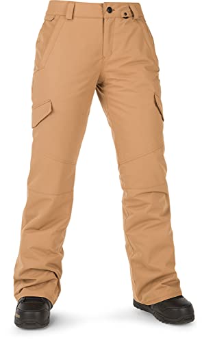 Volcom Damskie spodnie Bridger Ins Pant, karmelowe, XL, karmel, XL