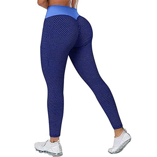 EULLA Legginsy damskie, niebieski, XXL