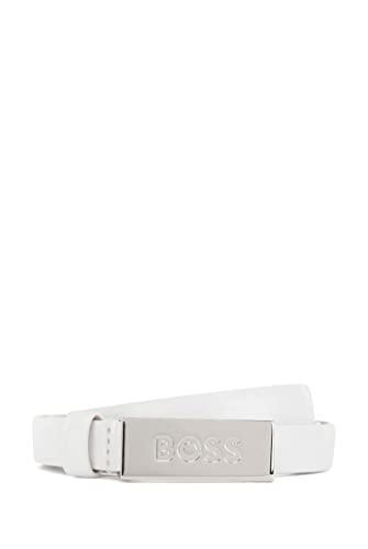 BOSS Pasek damski, Open White114, 90