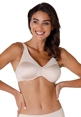 LOVABLE Generous Minimizer Biustonosz z fiszbinami Kobieta, Beżowy, 90G