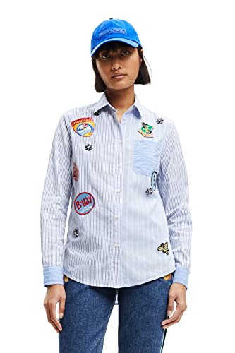 Desigual Koszulka damska, niebieski, M
