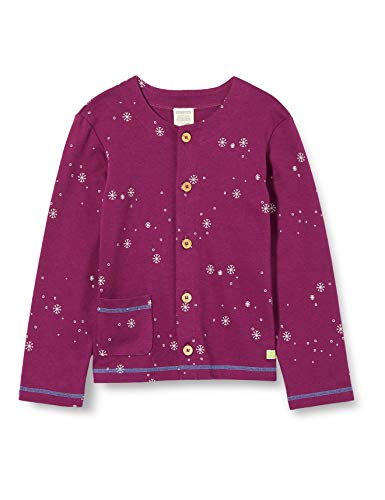 loud + proud Unisex dziecięca kurtka z kapturem nadruk kurtka, śliwka, 86-92