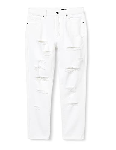 Armani Exchange J51 dżinsy damskie ze średnim stanem, biały, 54